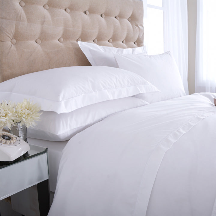 Percale de coton égyptienne 80 fils/cm2 - 200TC - Drap-housse