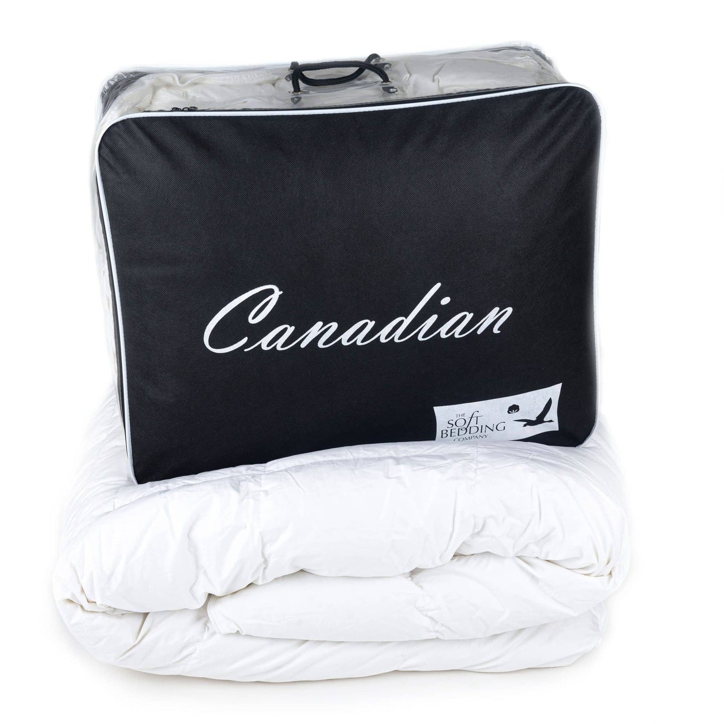 Couette en duvet d'oie des neiges blanche canadienne