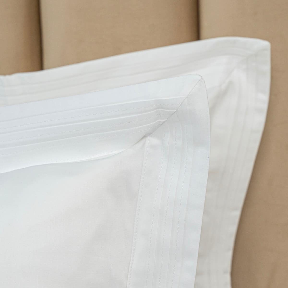 Satén de Algodón Egipcio de 600 Hilos Triple Tuck - Funda de Almohada