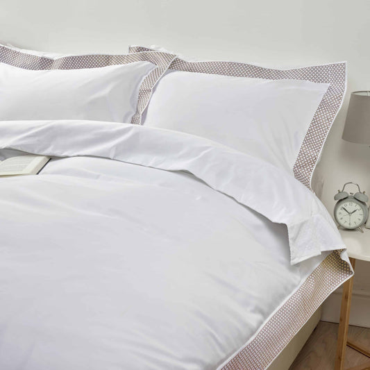 Madison 550 Thread Satin aus reiner Baumwolle Kupfer - Bettbezug