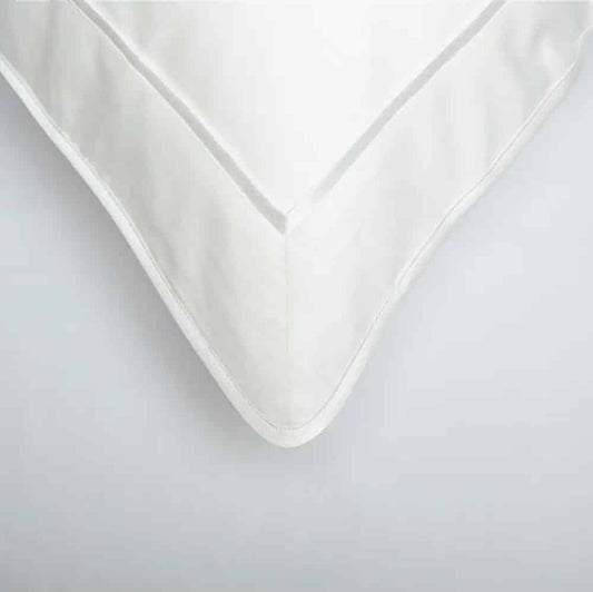 Monaco Egyptian 550 Thread Cotton Sateen - White trim - Framed Trim Cushion