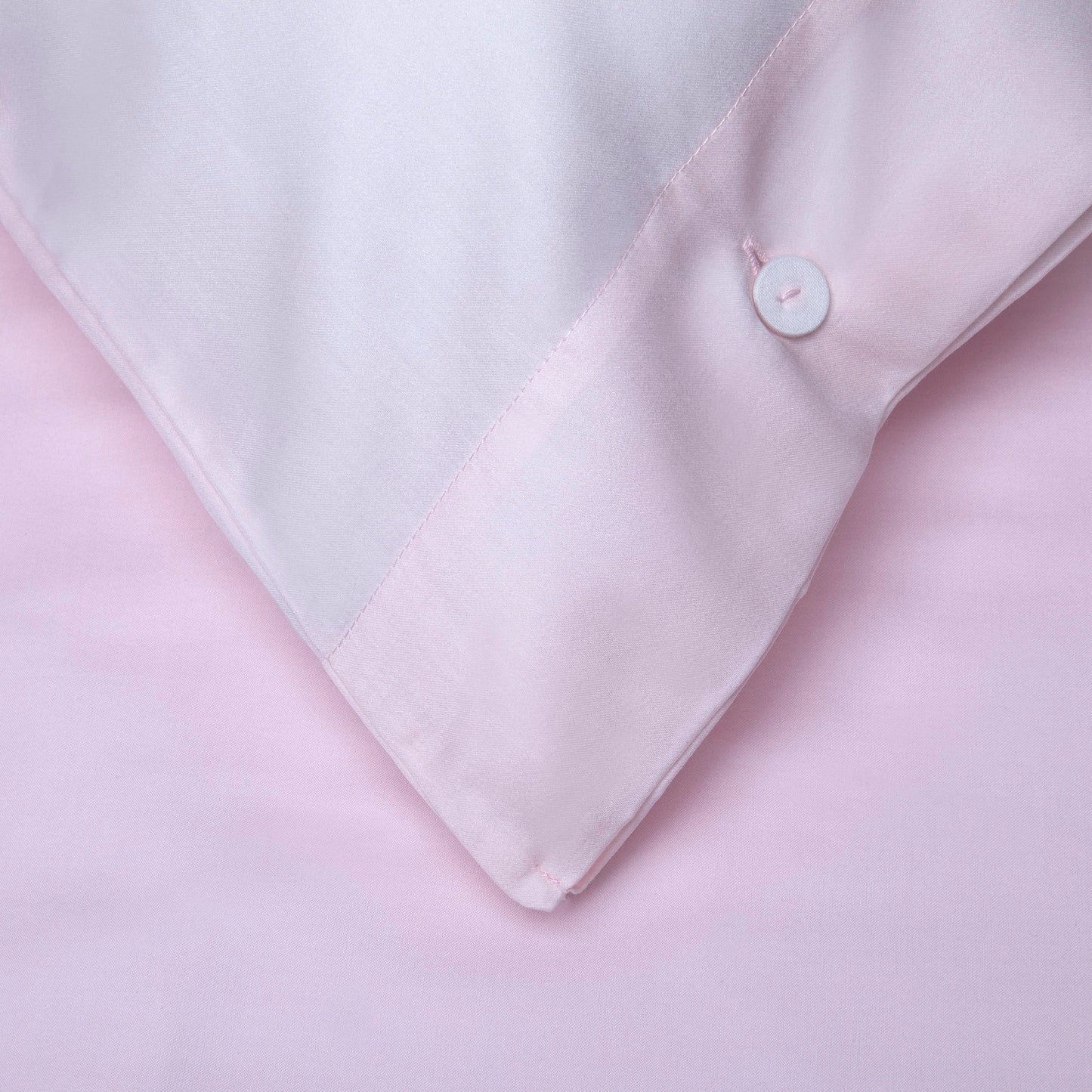 Pelle d'uovo 300 Thread Cotton sateen Bedlinen COLOURS - Light Pink - Pillowcase