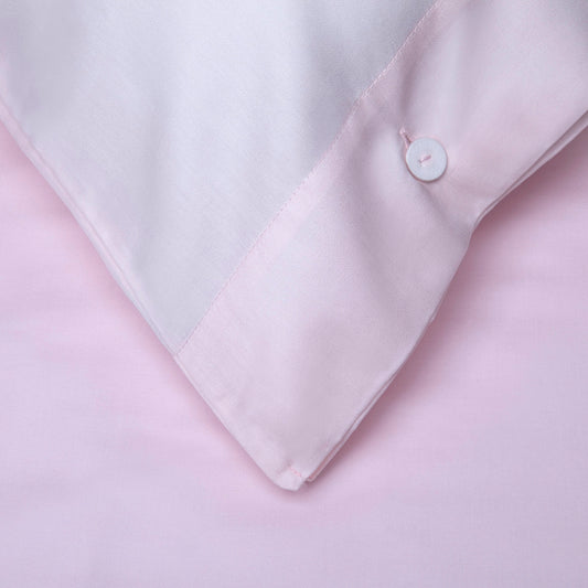 Pelle d'uovo 300 Thread Cotton sateen Bedlinen COLOURS - Light Pink - Pillowcase