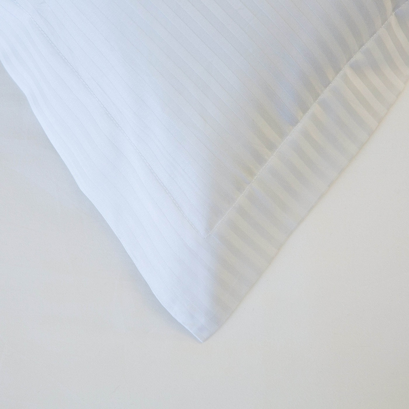 Satin de coton égyptien 500 fils Micro-rayures – Taie d'oreiller