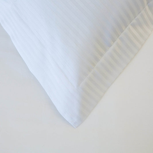 Satin de coton égyptien 500 fils Micro-rayures – Taie d'oreiller