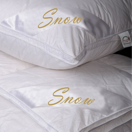 Luxury Snow White Siberian Goose Down Duvet