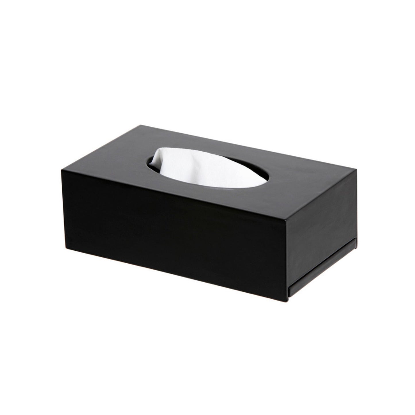 Rectangle Hotel Tissue Box Cover – Black