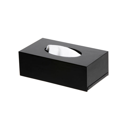 Rectangle Hotel Tissue Box Cover – Black