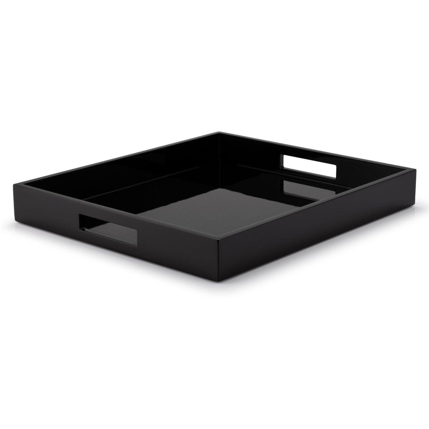 Deluxe Hospitality Hotel Tray – High Gloss, Black