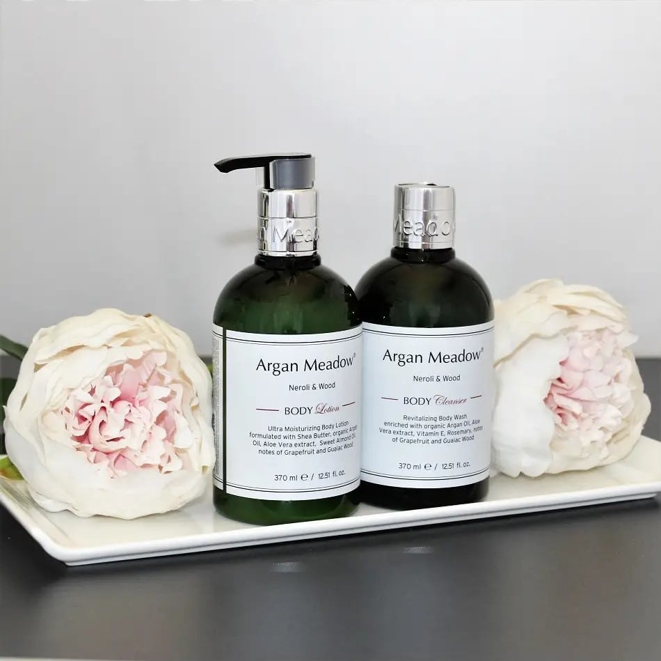 Articles de toilette Argan Meadow - Bouteilles de 300ml