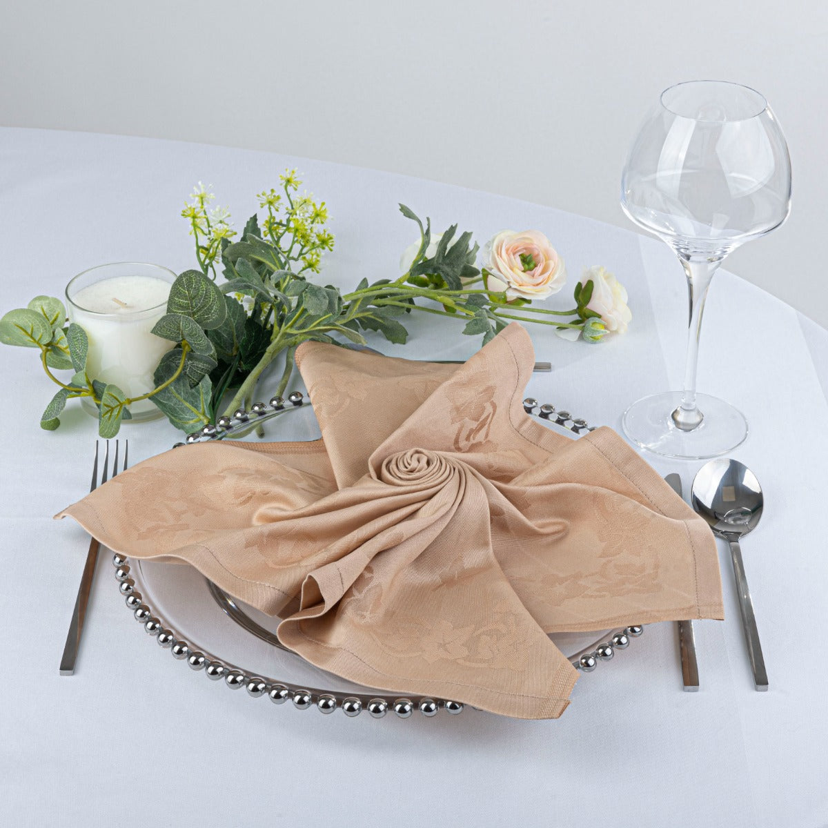 Cotton Damask Table Linen