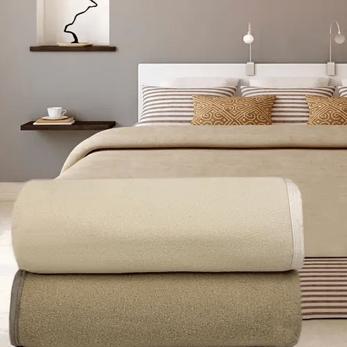Pure Wool Blanket – King of Cotton - Main Image