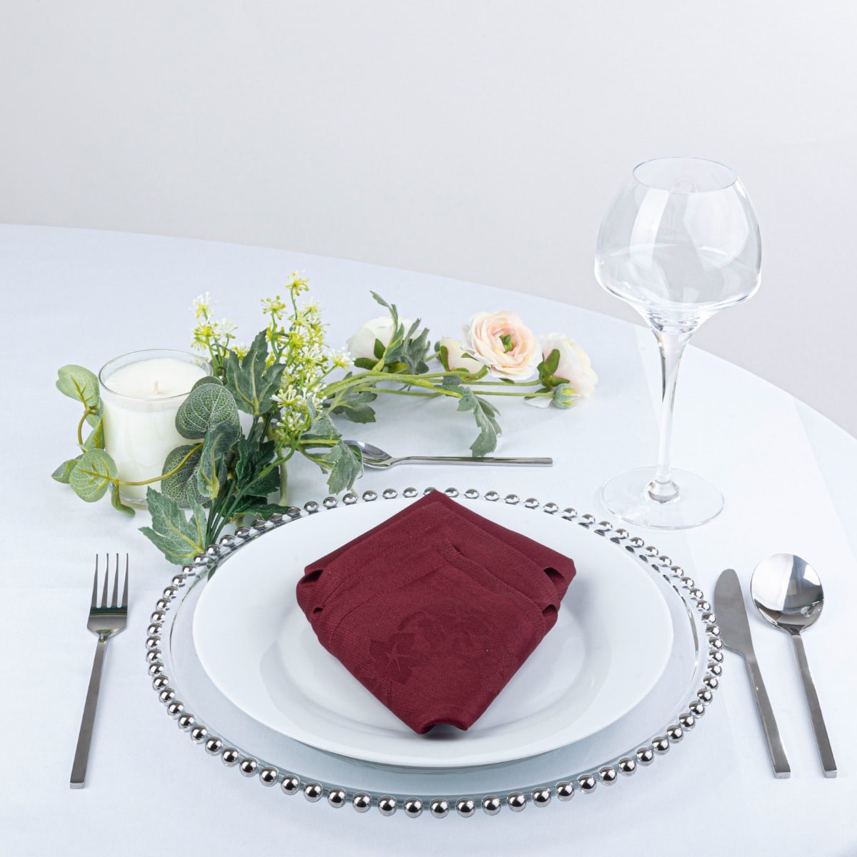 Cotton Damask Table Linen