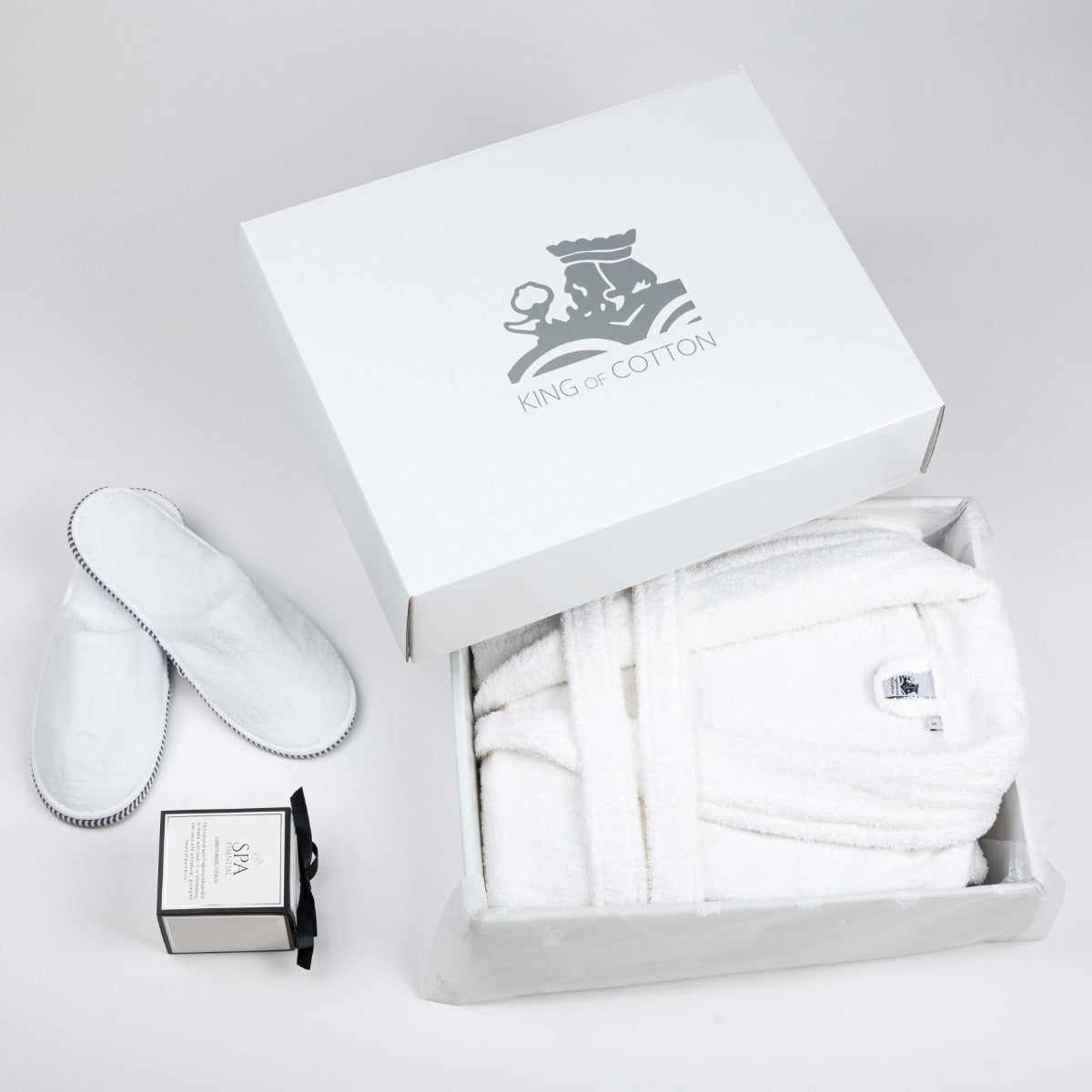 Terry White Bathrobe Gift Set
