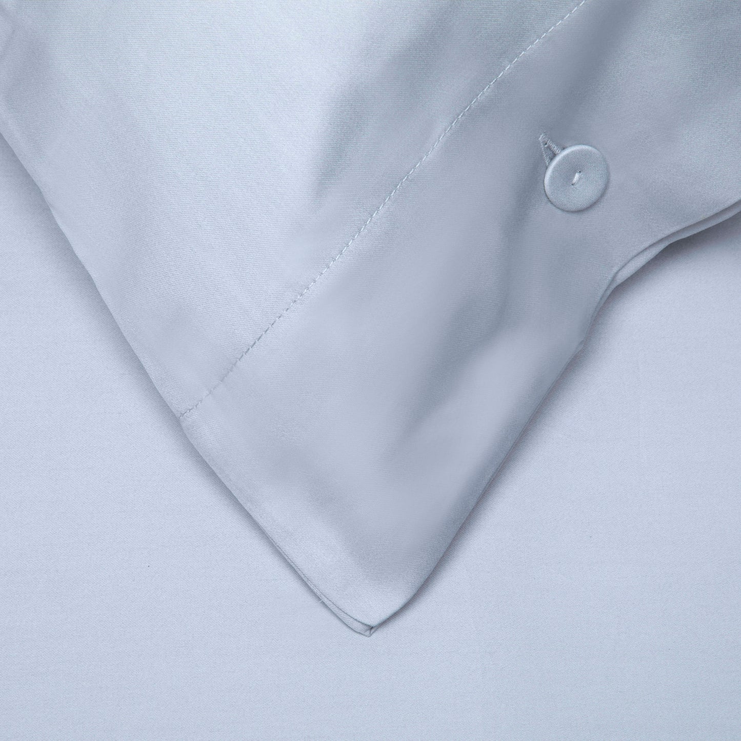 Pelle d'uovo 300 Fil Satin de coton Linge de lit COULEURS - Gris platine - Taie d'oreiller