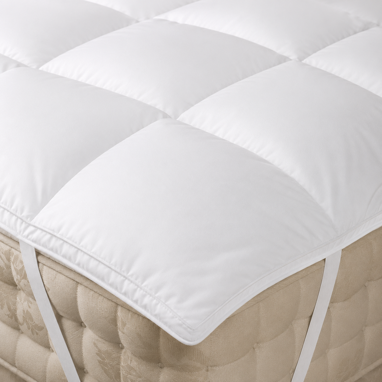 Luxury Goose Feather & Down Mattress Enhancer