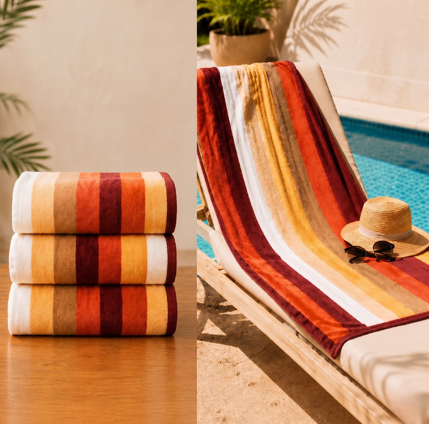 Serviette de piscine 500 g/m²