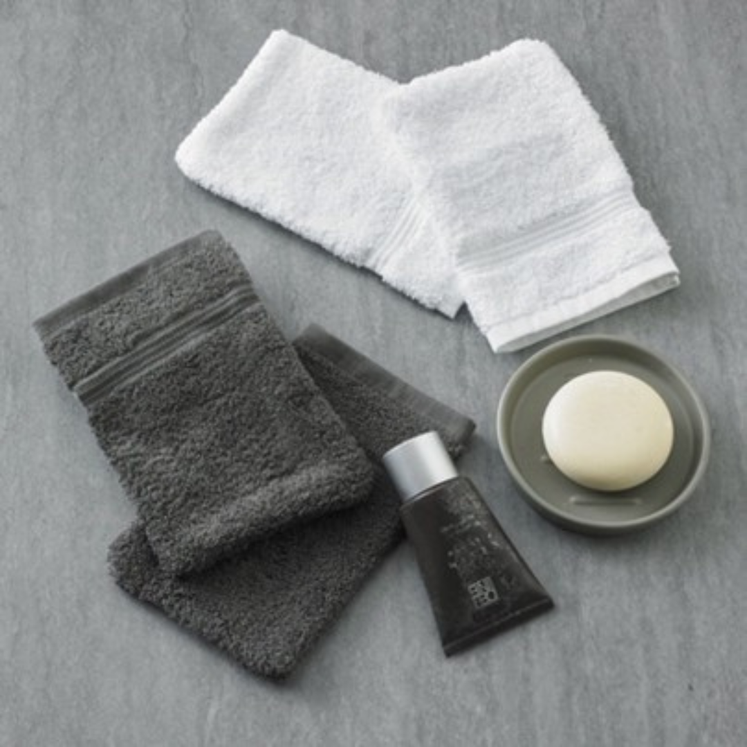 Pair of 100% Cotton Terry Wash Mitts