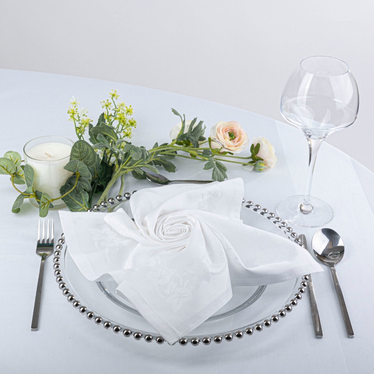 Cotton Damask Table Linen