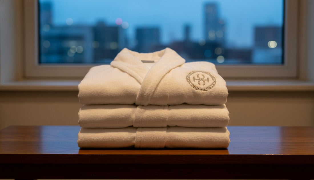 Wholesale Bathrobes with Logo Embroidery: The Professional’s Guide to Branded Luxury