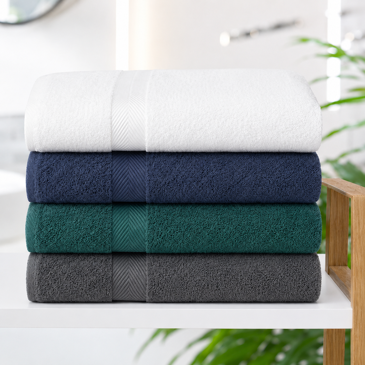 Serviettes Hotel Premium Quality 500gsm - Couleurs