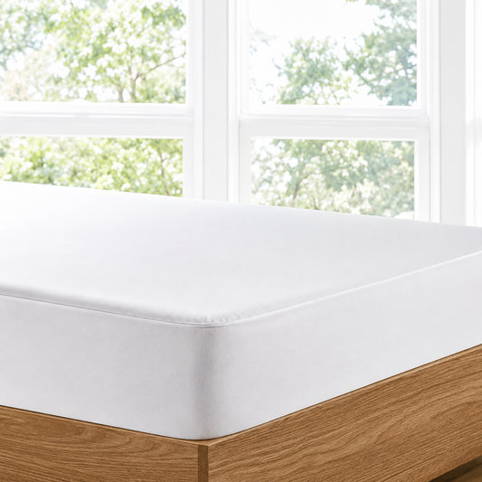 Respira Organic Cotton Waterproof Fitted Sheet/Protector