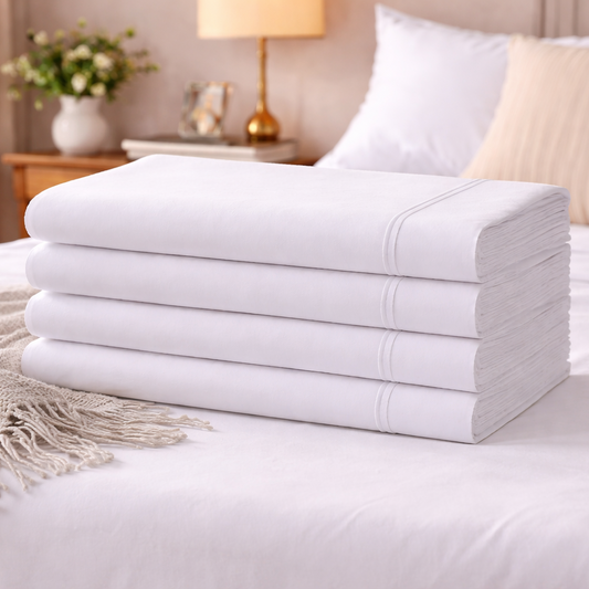 Raso di cotone egiziano di lusso a 800 fili - Lenzuolo sopra