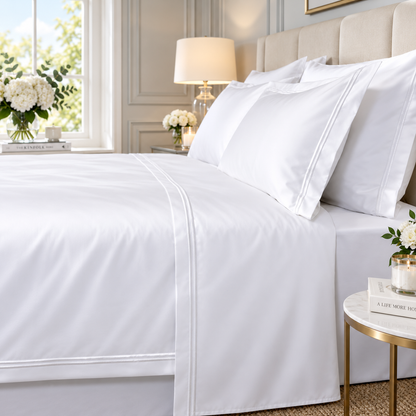 Luxury Egyptian 800 Thread Cotton Sateen - Duvet Cover