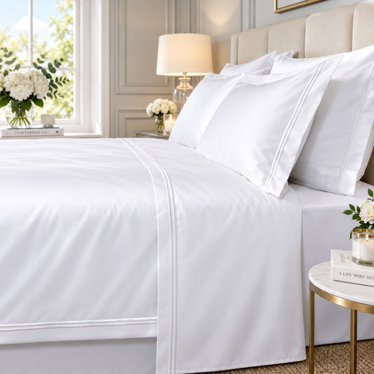 Satin de coton égyptien de luxe 800 fils - Housse de couette