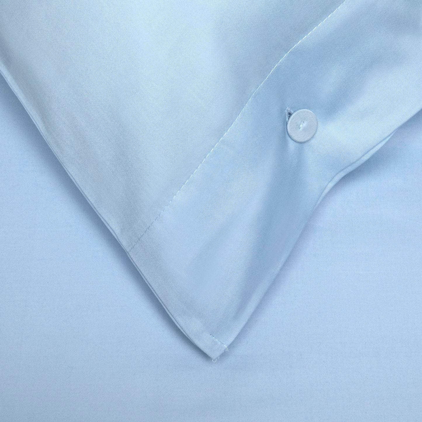 Ropa de cama Pelle d'uovo 300 hilos de algodón satén COLORES - Azul cielo - Funda nórdica