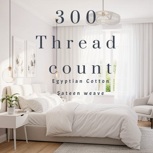 Egyptian 300 Thread Cotton Sateen - Duvet Cover