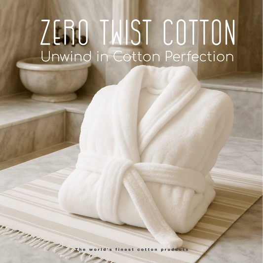 Zero-Twist Cotton Bathrobe