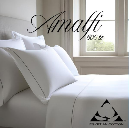Amalfi 600 Fios de Cetim - Capa de edredão