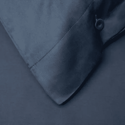 Pelle d'uovo 300 Thread Cotton sateen Bedlinen COLOURS - Navy - Pillowcase