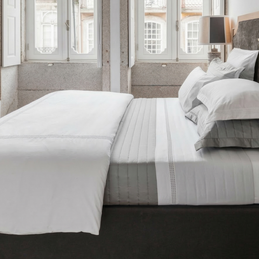 Plaza dekbedovertrek van Egyptisch katoen-satijn