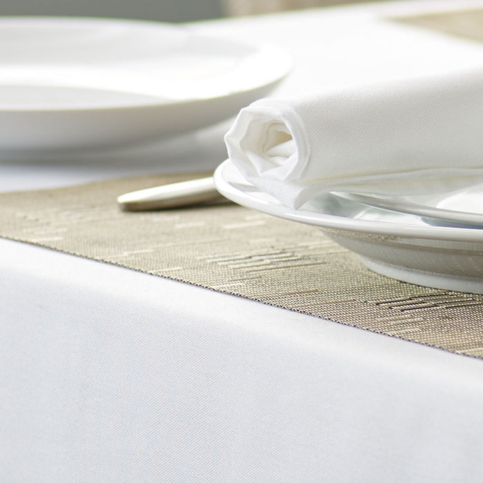 Plain White Circular Tablecloths